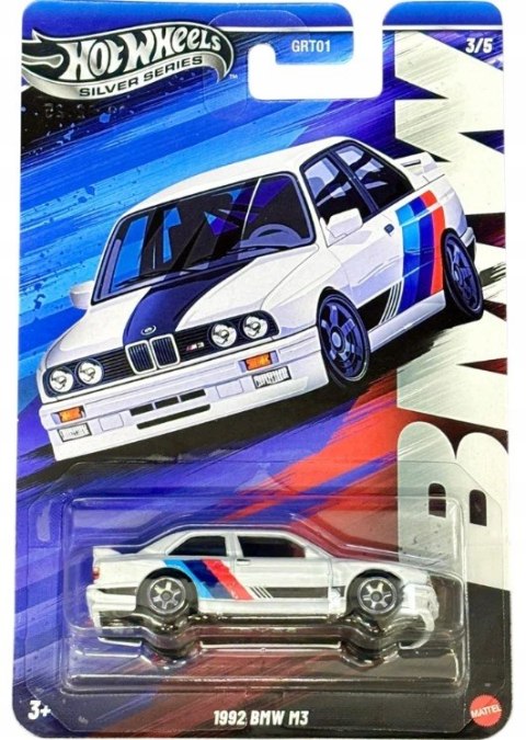 Samochód Hot Wheels JBY56 BMW M3 1992 GRT01