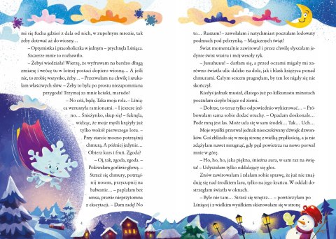 Świąteczna misja Śnieżynki Książeczka Świąteczna Opowiadanie Święta Skrzat