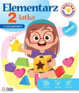 Wielka Akademia Elementarz 2-latka z Ćwiczeniami Bookolika