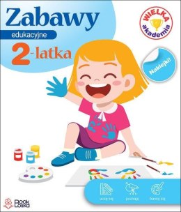 Zabawy edukacyjne 2-latka Wielka Akademia Bookolika Uczę się Poznaję Bawię