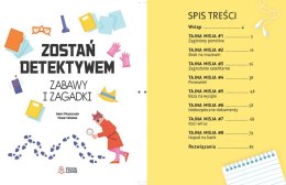 Zostań detektywem Zabawy i zagadki 7+ Bookolika Zagadki Łamigłówki