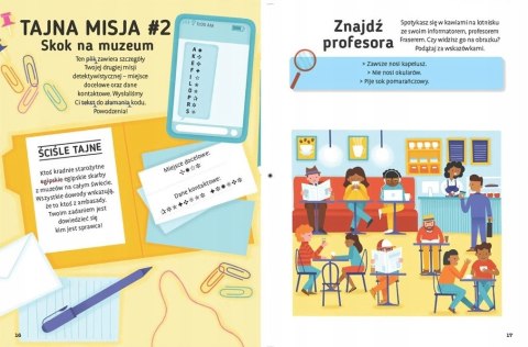 Zostań detektywem Zabawy i zagadki 7+ Bookolika Zagadki Łamigłówki