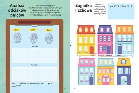 Zostań detektywem Zabawy i zagadki 7+ Bookolika Zagadki Łamigłówki