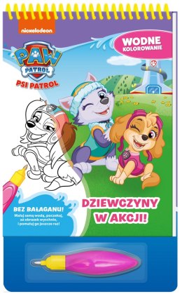 Dziewczyny w akcji! Psi Patrol. Wodne kolorowanie Kolorownka wodna Skye