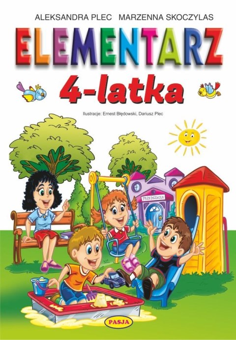 Elementarz 4-latka Książka edukacyjna czterolatka