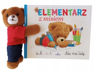 Elementarz z misiem Nauka czytania i pisania + Maskotka Misia