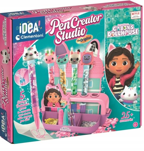 Fabryka Długopisów Koci Domek Gabi dla dzieci +6 lat Clementoni Crea Idea