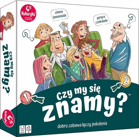 Gra Rodzinna Planszowa Czy my się znamy? Kukuryku 7+