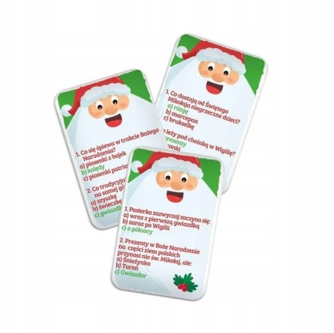 Gra od Mikołaja Kangur Mini Quiz Świąteczny Karciana Świąteczna Święta