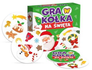Gra planszowa Gra w kółka na Święta Kangur Świąteczna Mikołaj