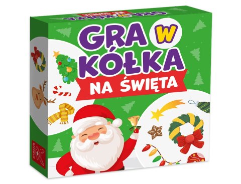 Gra planszowa Gra w kółka na Święta Kangur Świąteczna Mikołaj
