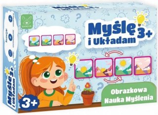 Gra planszowa Myślę i Układam 3+ Kangur dla trzylatka