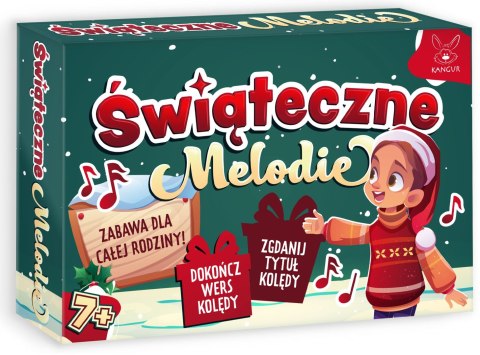 Gra planszowa Świąteczne Melodie Kangur Zgadnij tytuł Kolędy 7+ Świąteczna
