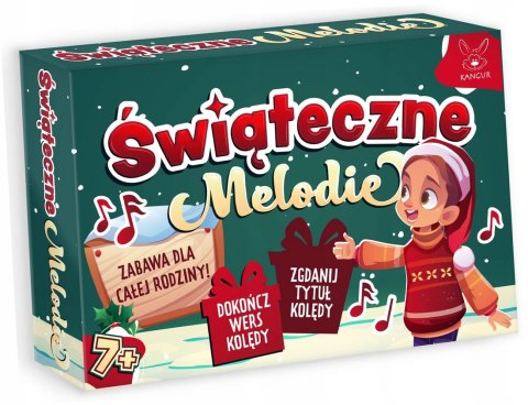 Gra planszowa Świąteczne Melodie Kangur Zgadnij tytuł Kolędy 7+ Świąteczna