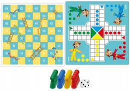 Gra planszowa Węże i Drabiny Chińczyk Kukuryku Rodzinna 5+