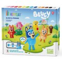 Hey Clay Bluey Masa plastyczna do zabawy+ akcesoria, ciastolina 13 kolorów