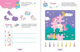 Jednorożce Aktywizujące zadania z naklejkami 3D Aksjomat