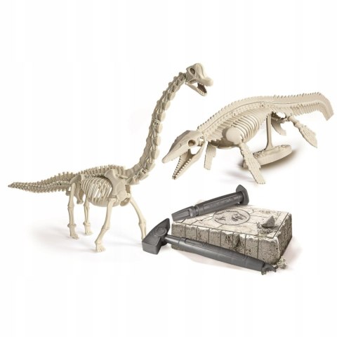 Jurassic World Dinozaury Skamieniałości 19434 Mosasaurus i Brachiosaurus