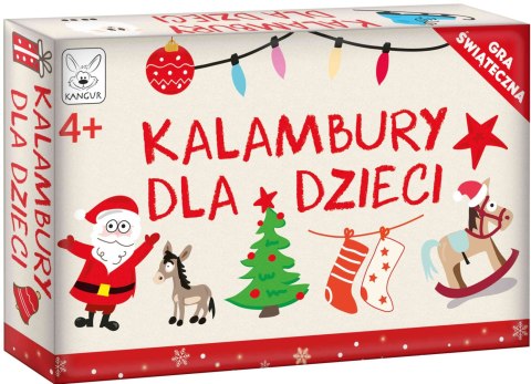 Kalambury dla Dzieci Gra świąteczna Kangur Święta Mikołajki Mikołaj 4+