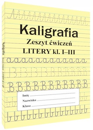 Kaligrafia Zeszyt ćwiczeń Litery klasa 1-3 Nauka Pisania Literek