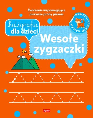 Kaligrafia dla dzieci Wesołe zygzaczki