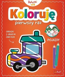 Koloruję Pierwszy Raz Pojazdy Bobaski i Miś