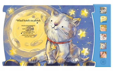 Kołysanki dla dzieci Słuchaj i śpiewaj! Książka dźwiękowa 6 Piosenek