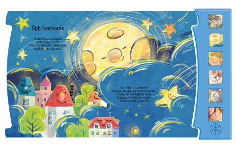 Kołysanki dla dzieci Słuchaj i śpiewaj! Książka dźwiękowa 6 Piosenek