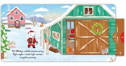 Książeczka Święty Mikołaj Wesoła Zima z Ruchomymi Okienkami