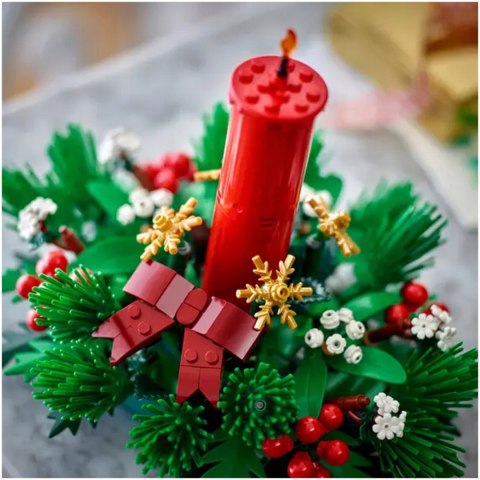Lego Zestaw Świąteczny 40743 Dekoracja Stroik Stołu Na Święta 433 elementy