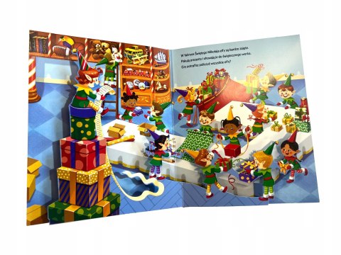 Magiczne święta scenki 3D Świąteczna książka przestrzenna Mikołaj