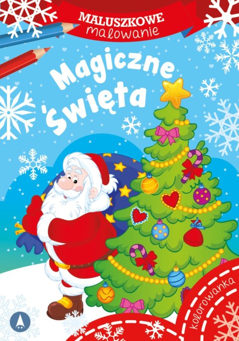 Maluszkowe Malowanie Magiczne święta Skrzat Mikołajki Mikołaj Świąteczna