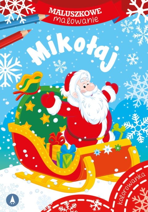 Maluszkowe Malowanie Mikołaj Skrzat Mikołajki Święta Świąteczna Gwiazdka