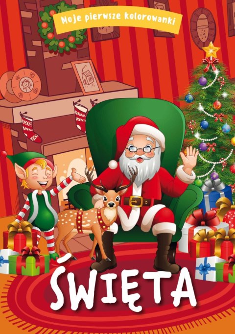 Moje pierwsze kolorowanki Święta Świąteczna
