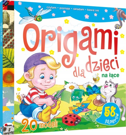 Na łące Origami dla dzieci Liliana Fabisińska 20 Modeli