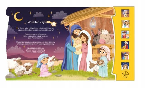 Nasze kolędy książeczka dźwiękowa dla dzieci z kolędami Słuchaj 6 Kolęd