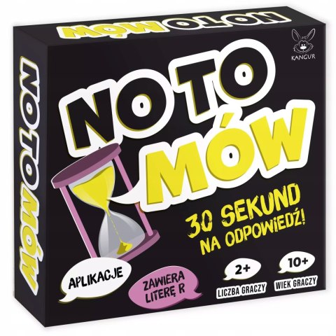 No to mów 30 Sekund na odpowiedź Quiz 10+ Kangur Zwariowana gra rodzinna