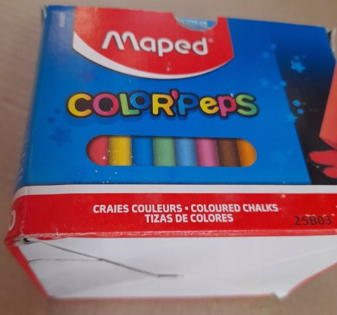 OUTLET Kreda Chodnikowa Kolorowa 100 sztuk Maped 935021