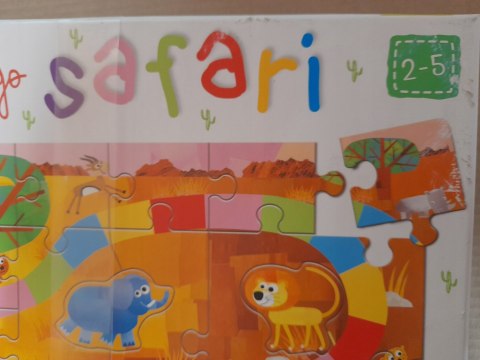 OUTLET Let's go Safari Pierwsza Gra Planszowa dla Maluszka Ludattica 2+