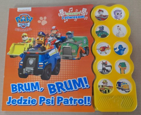 OUTLET Psi Patrol Zabawy z dźwiękami 2 Książka Dźwiękowa