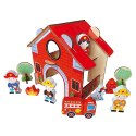 OUTLET Remiza strażacka straż pożarna drewno domek Smily Play