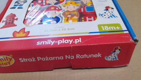 OUTLET Remiza strażacka straż pożarna drewno domek Smily Play