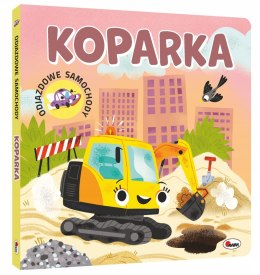 Odjazdowe samochody Koparka Książeczka kartonowa