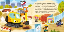 Odjazdowe samochody Koparka Książeczka kartonowa