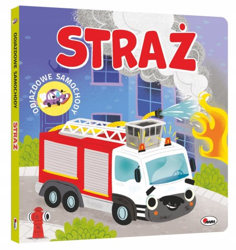 Odjazdowe samochody Straż Pożarna Książeczka kartonowa