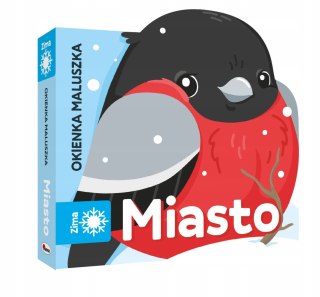 Okienka Maluszka Miasto Zima Książeczka z okienkami