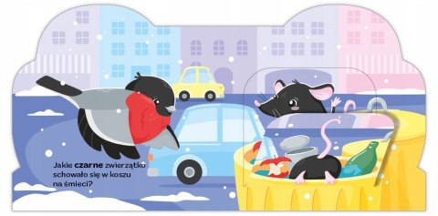 Okienka Maluszka Miasto Zima Książeczka z okienkami