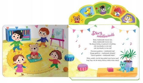 Piosenki dla dzieci Naciśnij, posłuchaj śpiewaj! Aksjomat Książka z rączką