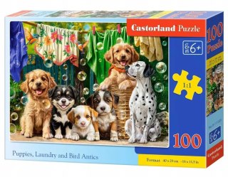 Puzzle 100 elementów Szczenięta Pieski Psiaki Psy Castorland 6+