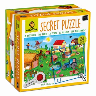 Puzzle 24 elementów Secret Puzzle z Tajemnicą Gospodarstwo Rolne Ludattica